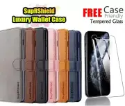 For iPhone 14 13 12 11 Pro Max SE XR XS 7 8 Plus Flip Wallet Case Leather Cover