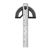 Protractor Angle Stainless Steel Angle Ruler with Adjustable Angle Square7353