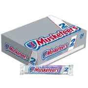 3 Musketeers Chocolate Sharing Size Candy Bars 3.28 Oz Bar, Pack Of 24