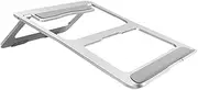 SEWACC Folding Laptop Stand Aluminum Alloy Notebook Holder for Efficient Heat Dissipation Portable and Compact Design for Use Supports All Laptop