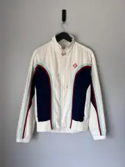Casablanca Side Panelled Shell Suit Track Jacket - Size Medium - White - NEW