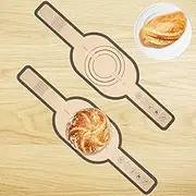 2Pcs Silicone Bread Sling with Long Handle Heat Resistant Sourdough Bread Sling Non Stick Silicone Baking Mat Reusable Bread Sling Mat for Baking Sling Dishwasher Safe Silicone Dutch Oven Liner