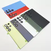 Back Battery Cover For Samsung Galaxy S23Ultra Rear Glass Case w/Camera Lens SAU