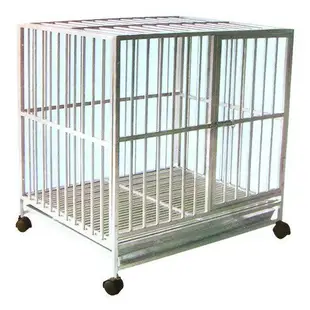 3.5台尺 固定式白鐵管籠 S203不銹鋼室內籠 不鏽鋼管籠 狗籠 3.5X2.5尺（DK-0615）每件10,200元