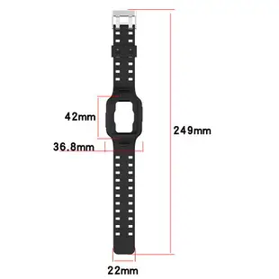 【純色矽膠錶帶】Xiaomi MI watch lite 小米手錶 手環 錶帶+保護殼 防摔 運動 腕帶 替換帶