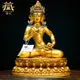 大促#藏村金剛薩埵銅像西藏家居桌面佛像擺件鏨刻尼泊爾銅鎏金金剛薩垛