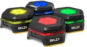 SKLZ Reactive Flash LED Training Pods – Reaction Time, Agility, and Cognitive Training Tool with 4 Games – Multi-Directional Activation, Durable Design for Speed and Hand-Eye Coordination