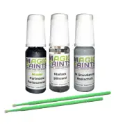 Touch-Up Paint Set Suitable For Mazda 38P Plutosilver Met. + Clear Coat + Primer
