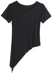 Dance Practice Clothes Women's Yoga Clothes Modal Training Clothes Split Irregular Dance Tops