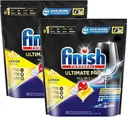 FINISH QUANTUM ULTIMATE PRO POWERBALL DISHWASHER TABLETS LEMON SPARKLE, 65 TABLETS