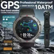 GPS Smart Watch 10ATM IP69K Waterproof Smart Watches Altimeter Barometric 1.43''