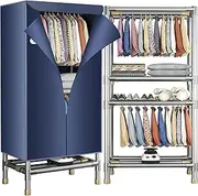 Zekroh Portable Clothes Dryer, Thickened Steel Pipe Maximum Load Capacity 100kg, 2300w Drying Machine For Laundry With Reduces Drying Time, Indoor Airer With Large Capacity For Apartments, Rvs (4)