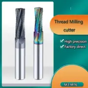 Metal Milling Thread Teeth Cutter Tungsten Cobalt Alloy Bit Aluminum Processing