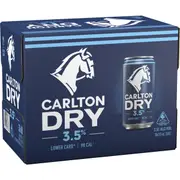 Carlton Dry Mid 3.5 Can 375mL x 30 Case