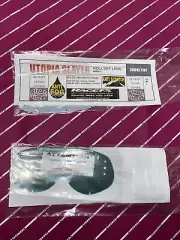 Rip n Roll Replacment Lens Smoke Tint Roll Off Lens Goggles Utopia Slayer