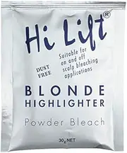 Hi Lift Blonde Highlighter Powder Bleach Sachet, White, 30 grams