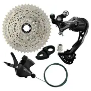 Shimano ALTUS 1x9 Spd w/ SunRace 11-46T Cassette Groupset