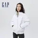 Gap 女裝 Logo防風連帽羽絨外套 大絨朵羽絨系列-白色(426815)