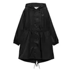 [Prada] Prada Logo-plaque Hooded Parka 42 IT BLACK