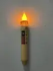 1776 Flag 7” Taper Candle W/Timer