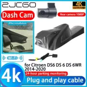 Plug and Play 4K Wifi DVR Dash Cam Camera for Citroen DS6 DS 6 DS 6WR 2014-2020