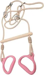 Trapeze Bar for Swing Set - Gym Hoop Swing Equipment | Adjustable Sensory Ergonomic Stable Game for Kids, Adults, Children, Backyard, Playground, Indoor, Outdoor