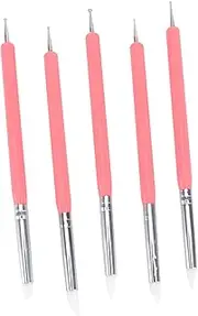 HOODANCOS Multi-Purpose Clay Tools Set 5 Double-Ended Pens 10 Tips for Modeling Pottery and Art