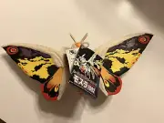2002 BANDAI Godzilla MOTHRA WITH TAG Vinyl Figure GIANT TOY 14" wingspan NWT NEW