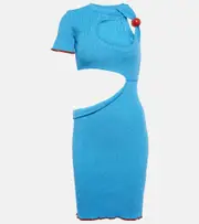 [Jacquemus] Jacquemus La Robe Brilho minidress UK 18 blue
