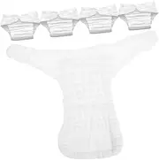 KOMBIUDA Reusable Nappy Liners Cotton Nappy Pads Inserts for Cloth Diapers Qv Wash Pads Washable Diapers for Newborns