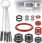 Seal O-Rings for Philips Saeco, 21 Pieces Sealing Rings, Brewing Group, O Ring, Rubber, Fully Automatic Coffee Machine, Spare Parts, Coffee Machines, Cleaning Brush Set