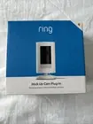 Ring Stick Up Cam Plug-in, Indoor/ Outdoor, Motion Activated, White - SEALED