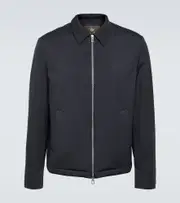 [Loro Piana] Loro Piana Maurin technical blouson jacket AU 87 blue