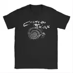 現貨男士 COCTEAU TWINS WAVE T 恤棉衣休閒短袖圓領 T 恤印花 T 恤 S-3XL