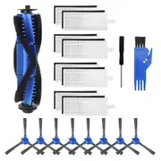For Robovac Brush And Filter Replacement, Compatible For Robovac 11s, 12, 15c, 30, 30c Robotic Vacu