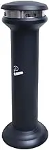 Outdoor Trash Can Outdoor Vertical Ash Pillar Smoking Area with Extinguishable Cigarette Cylinder Trash Can Stainless Steel Cigarette Butt Pillar Outside Garbage can