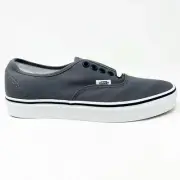 VANS Authentic Pewter Black Gray Mens Size 7.5 Casual Sneakers
