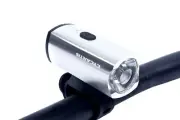 Cycartis Cycling Rechargeable Led Bike Headlight w/Automatic light sensor Silver