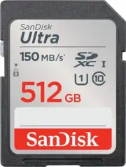 SanDisk Ultra SDXC SDUNC 512GB C10 Memory Card
