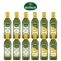 在飛比找ETMall東森購物網優惠-Olitalia 奧利塔 純橄欖油500ml x6罐+頂級葵