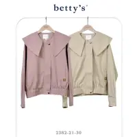 在飛比找momo購物網優惠-【betty’s 貝蒂思】率性大翻領下擺鬆緊薄外套(共二色)