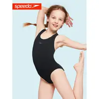 在飛比找蝦皮購物優惠-Speedo速比濤兒童泳衣女童連體專業抗氯訓練泳衣防曬速干游