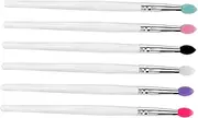 TOVINANNA 6pcs Eye Shadow Brush Dual Sided Eyeshadow Brush Thin Eyeliner Brush Makeup Applicator Makeup Sponge Lip Brush Cosmetic Eyeshadow Brush Eyeliner Tool Makeupset
