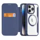適用蘋果iphone15 pro max case 15plus MagSafe cover翻蓋磁吸殼