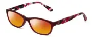 Ann Taylor ATR020 Ladies Cateye 52mm Polarized Sunglasses in Red Marble Tortoise