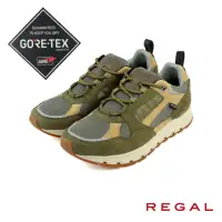 在飛比找momo購物網優惠-【REGAL】GORE-TEX防水透氣厚底休閒鞋 軍綠色(5