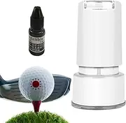 Self-Inking Golf Ball Stamper,Reusable Waterproof Stamp - Fast Drying Waterproof Stamp Marker Tools, Self-Inking Golf Ball Marking Tool for Sports, Father, Golfer