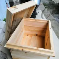 在飛比找蝦皮購物優惠-蜂箱中蜂箱蜜蜂箱養蜂箱七框箱小型蜜蜂箱1.1厚的全杉木烘幹熱