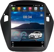 9.7 Inch Car Stereo Bluetooth Touch Screen Car Radio for Hyundai IX35 2010-2015 Android 10 Head Unit GPS Sat Nav Support CarPlay Android Auto WiFi 4G Mirror Link TPMS Built-in