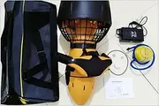 Underwater Scooter, 300W Electric Underwater Scooter Water Sea Dual Speed Propeller Diving Scooter Water Sports Outdoor Swimming for Scuba Diving